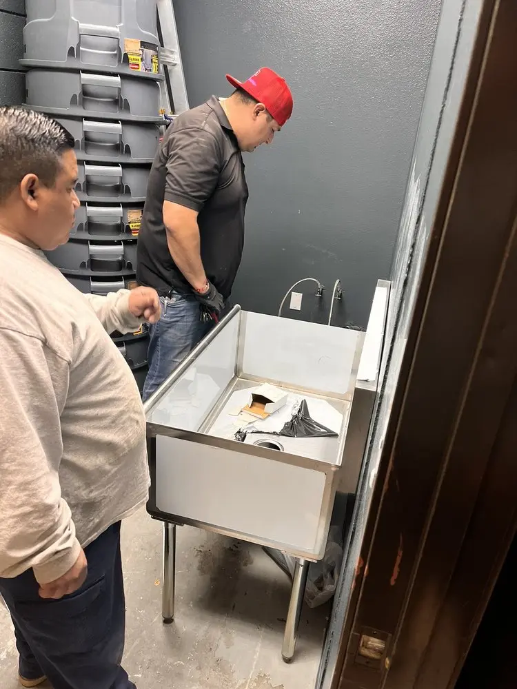 Commercial plumbing and sink installation in Sunrise Estates